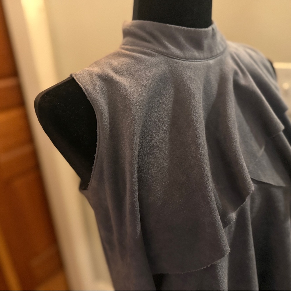Super Cute Mudpie Faux Suede Dress - Picture 6 of 9